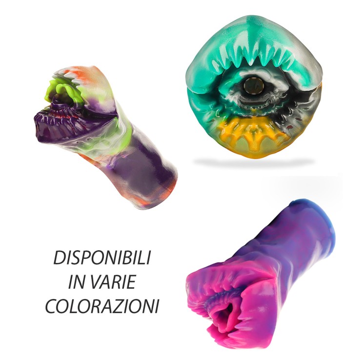 MASTURBATORE ALIENO PER UOMO A FORMA DI BOCCA COLORATO EPIC