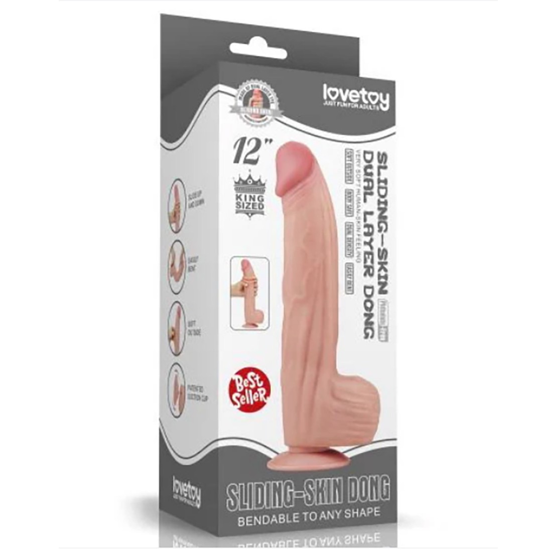 FALLO REALISTICO KING SIZED CON PELLE...
