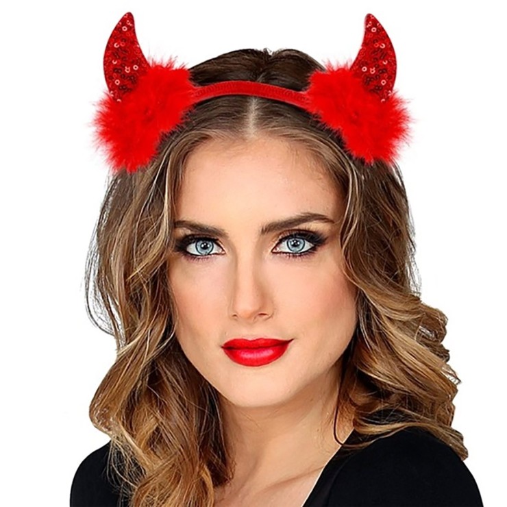 CORNA DA DIAVOLO SEXY ROSSE UNISEX A CERCHIETTO 2