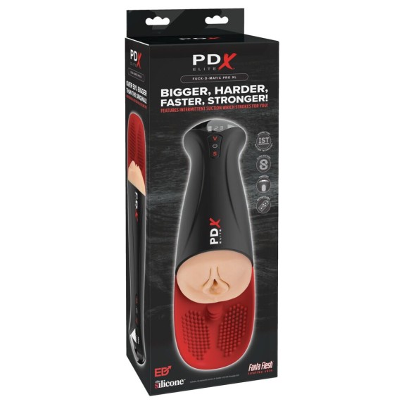 FUCK-O-MATIC PRO XL MASTURBATORE PER UOMO CON STIMOLATORE TESTICOLI
