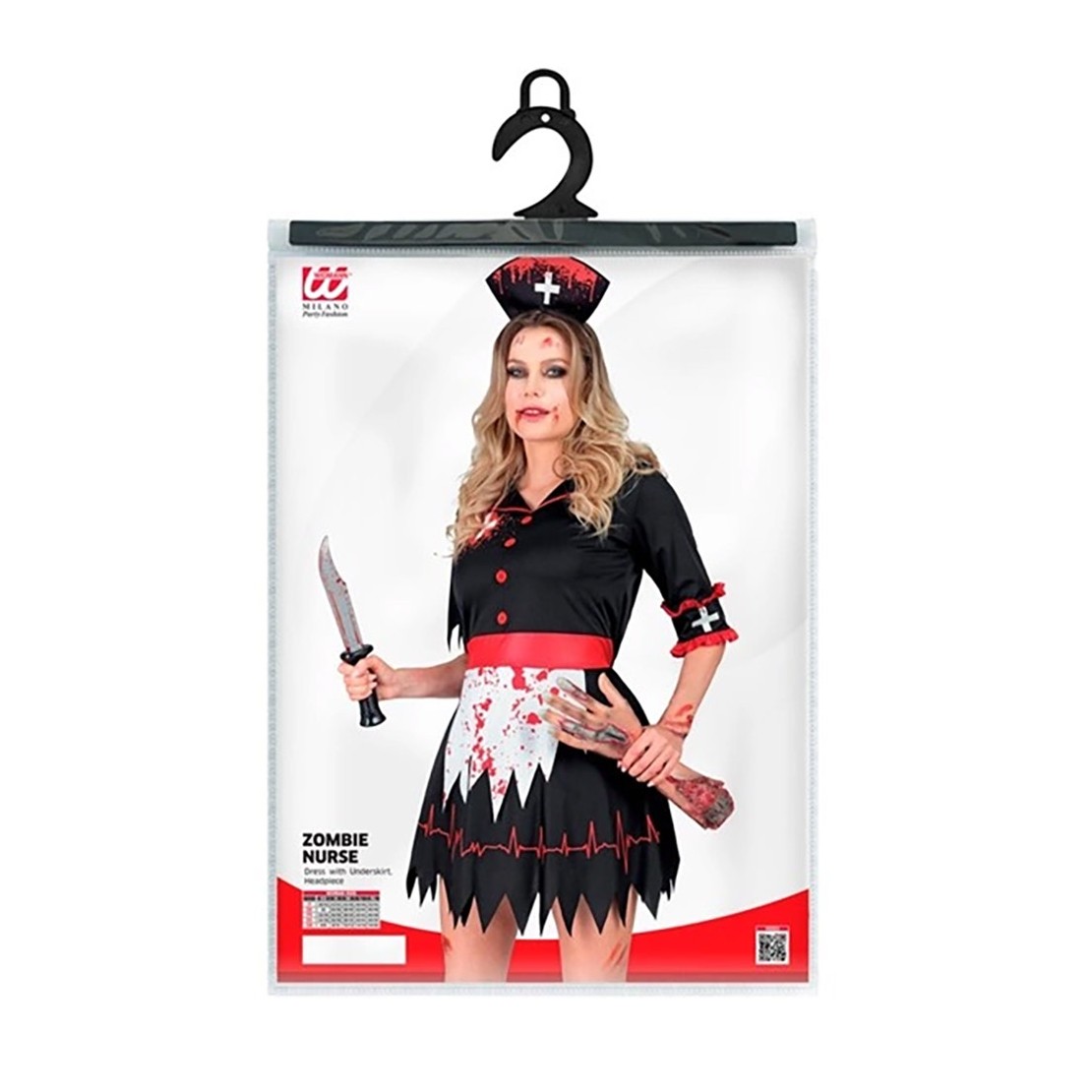 COSTUME TRAVESTIMENTO DA INFERMIERA ZOMBIE...
