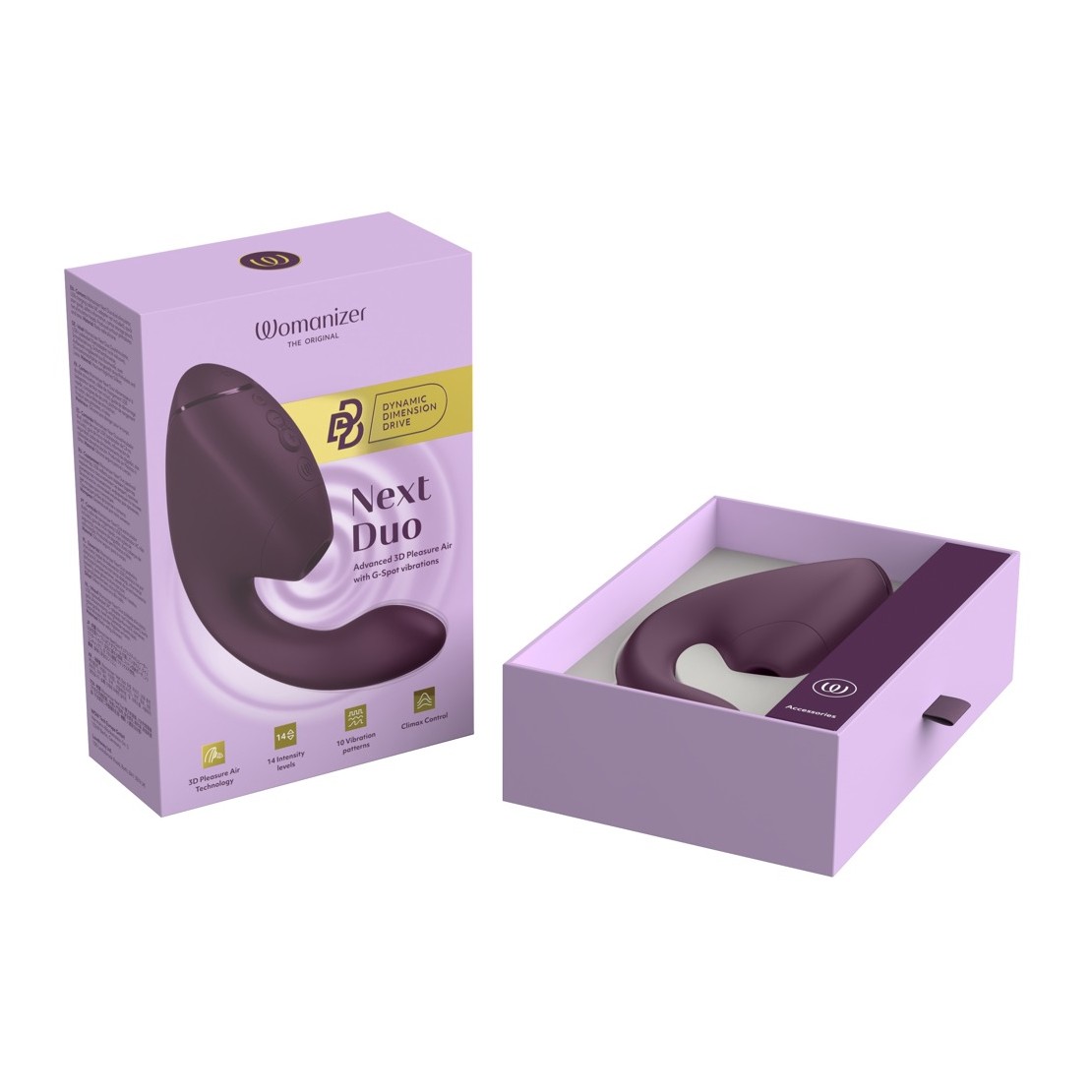 WOMANIZER NEXT DUO STIMOLATORE DOPPIO SUCCHIA...