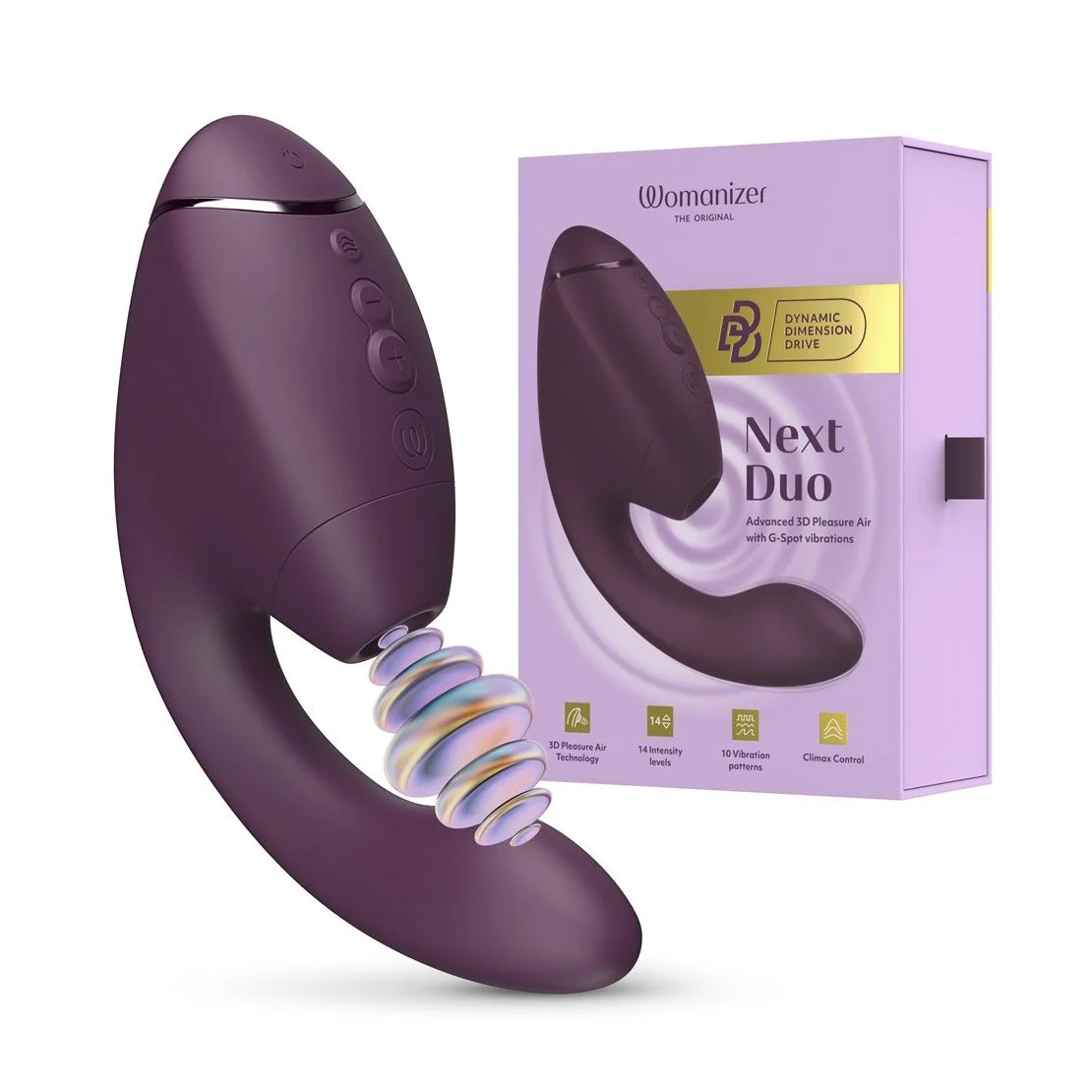 WOMANIZER NEXT DUO STIMOLATORE DOPPIO SUCCHIA...