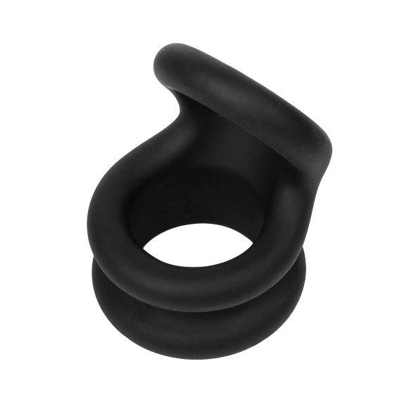ANELLO DOPPIO IN SILICONE PER PENE E TESTICOLI RIMBA