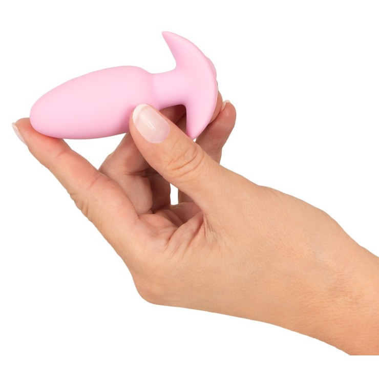MINI TAPPO ANALE VIBRANTE 8 CM IN SILICONE E RICARICABILE... 2
