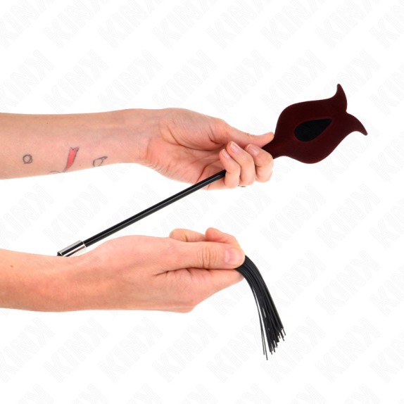 copy of FRUSTA 2IN1 FLOGGER IN SILICONE CON FRUSTINO LEGGERO IN VELLUTO KINK
