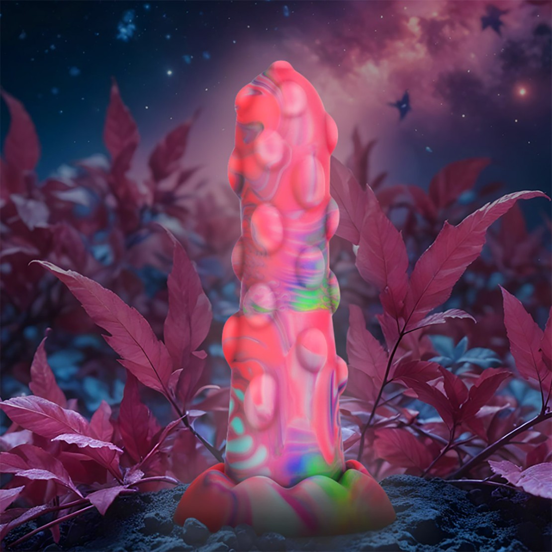 MINI DILDO MONSTAR NIXIE COLORATO CON RILIEVI E...