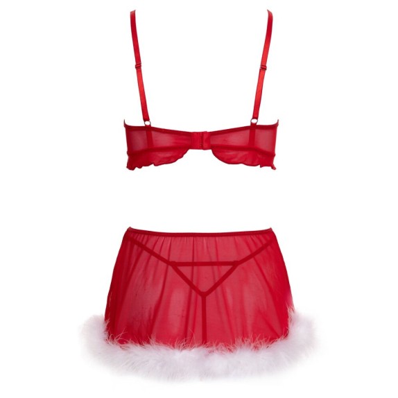 BABBA NATALE SET 3 PEZZI PER DONNA IN TULLE CON GONNA