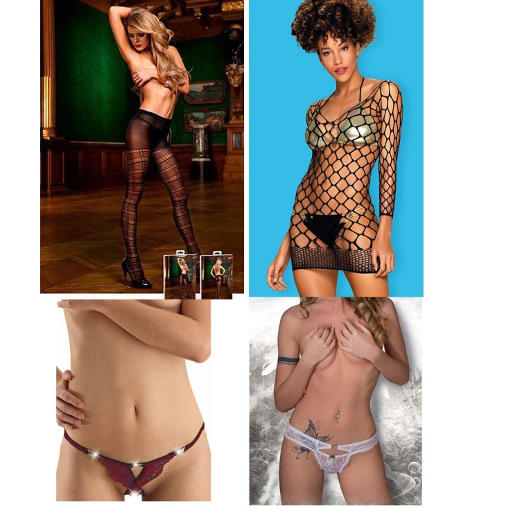 OFFERTA INTIMO DONNA TAGLIA SM CON COLLANT OMAGGIO