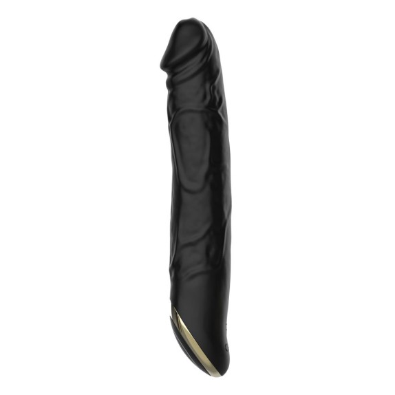 SEX TOY FALLO VIBRANTE IN SILICONE MORBIDO NERO TERRY USB