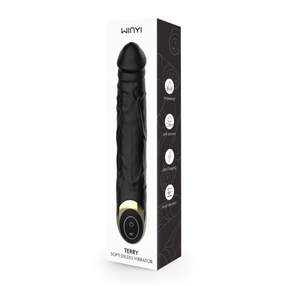 copy of FALLO VIBRANTE IN SILICONE MORBIDO NERO TERRY SEX TOY USB