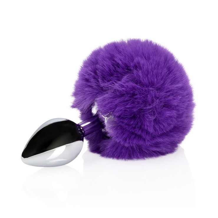 PLUG ANALE IN METALLO CON CODA DA CONIGLIETTA VIOLA... 2