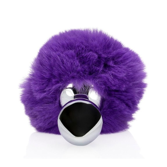 PLUG ANALE IN METALLO CON CODA DA CONIGLIETTA VIOLA TAGLIA M OUCH