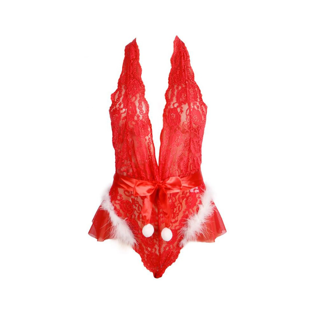 BODY SEXY PER DONNA DA BABBA NATALE IN PIZZO...