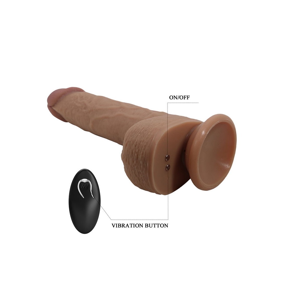 SEX TOY REALISTICOVIBRANTE CON MOVIMENTO SU E...