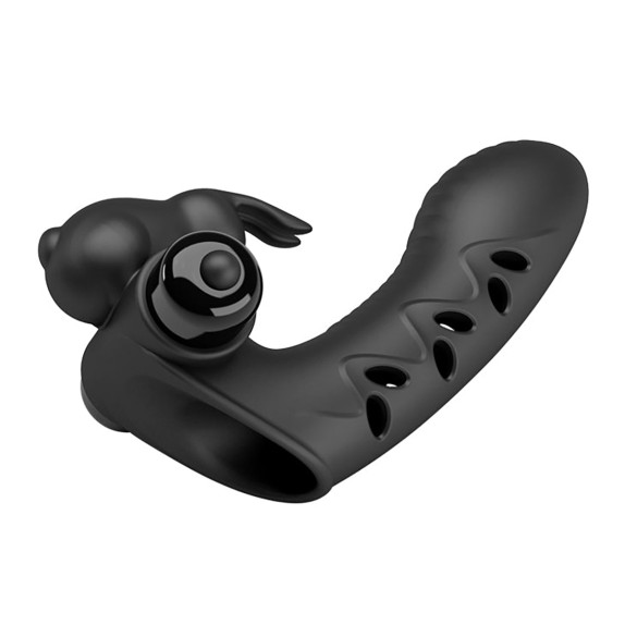 DITALINO VIBRANTE CON STIMOLAZIONE PUNTO G E CLITORIDE