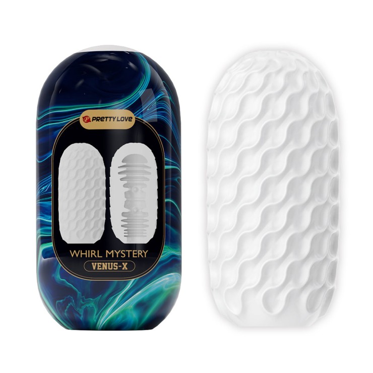 GUAINA MASTURBATORE PER PENE CON TEXTURE WHIRL MYSTERY