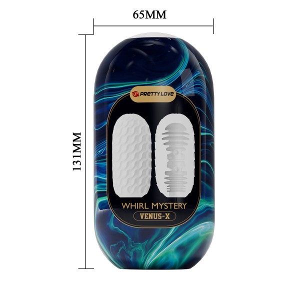 GUAINA MASTURBATORE PER PENE CON TEXTURE WHIRL MYSTERY
