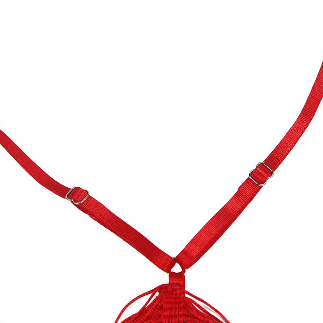 MINI ABITO ROSSO SEXY PER DONNA IN TESSUTO A...