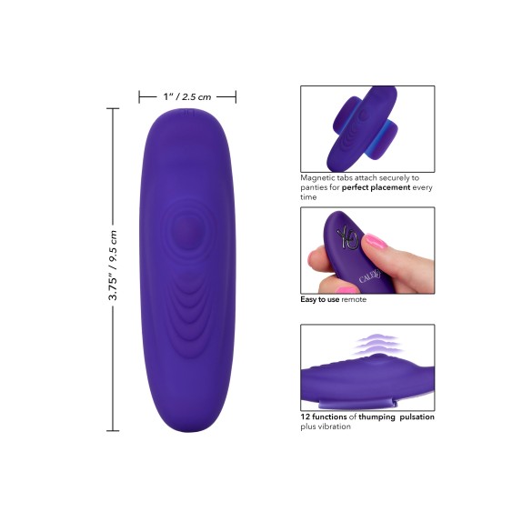 STIMOLATORE CLITORIDE CHE PULSA E VIBRA PULSATING PANTY TEASER