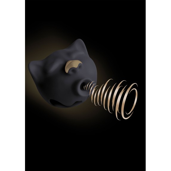STIMOLATORE CLITORIDEO CHE SUCCHIA E VIBRA PER DONNA A FORMA DI GATTO USB GCAT
