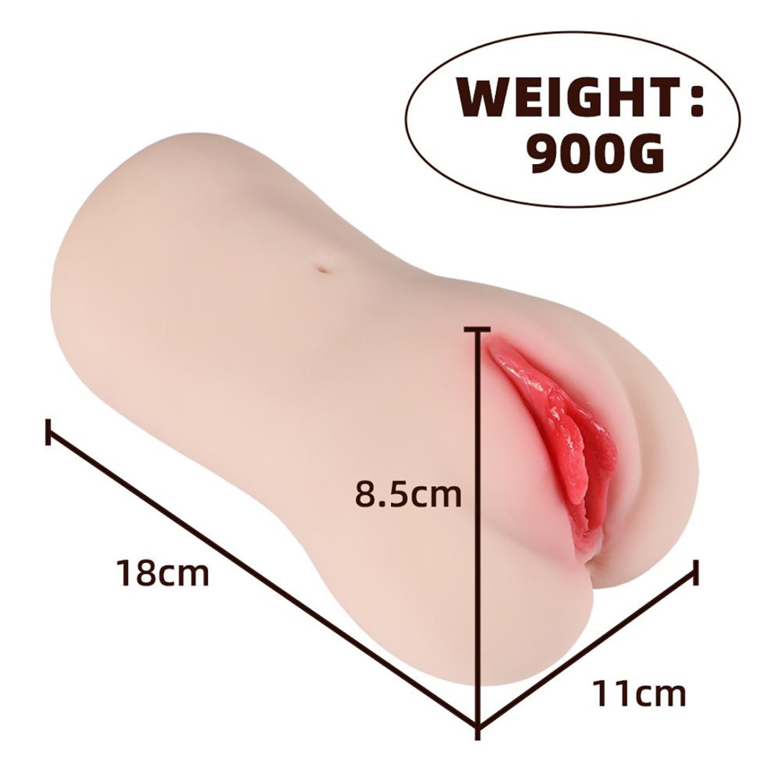VAGINA MASTURBATORE UOMO VIBRANTE DI PICCOLE...