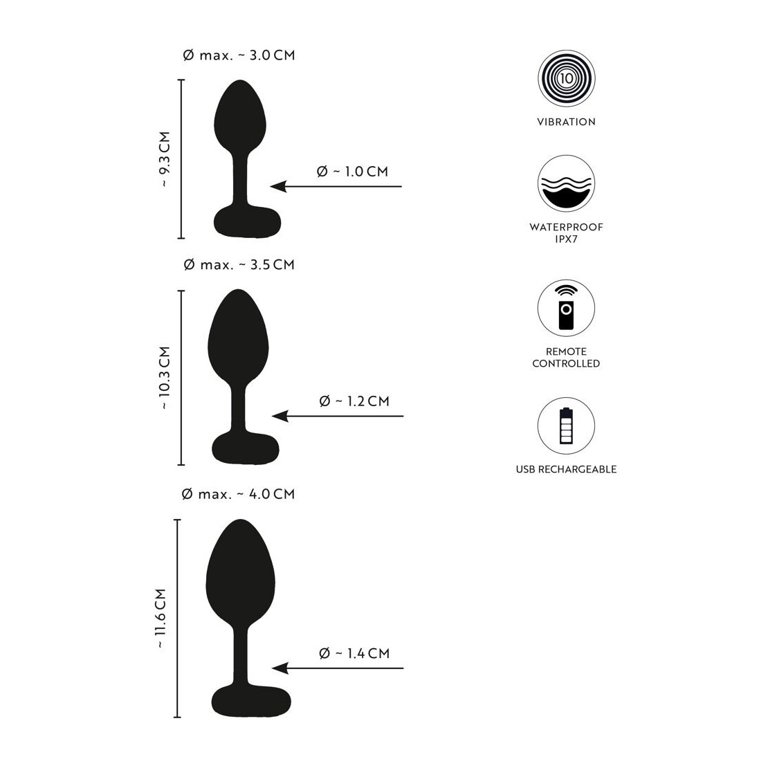 SET PLUG ANALI VIBRANTI USB WIRELESS PER...