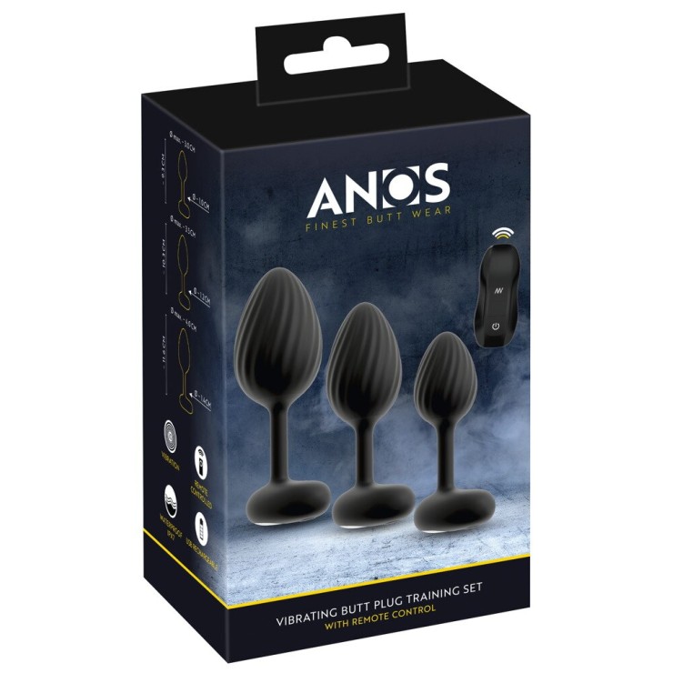 SET PLUG ANALI VIBRANTI USB WIRELESS PER TRAINING ANALE
