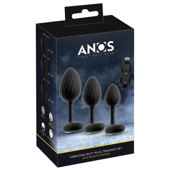 SET PLUG ANALI VIBRANTI USB WIRELESS PER TRAINING ANALE