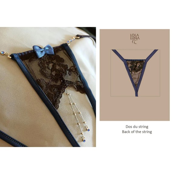 copy of PERIZOMA SEXY PER DONNA APERTO IN RETINA DI QUALITA' CON PENDENTE LOLA LUNA