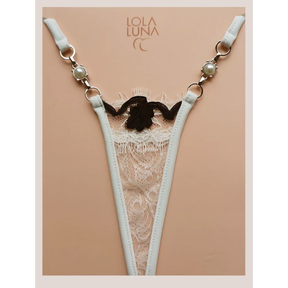 MICRO PERIZOMA SEXY PER DONNA BIANCO DI QUALITA' BELIZE LOLA LUNA