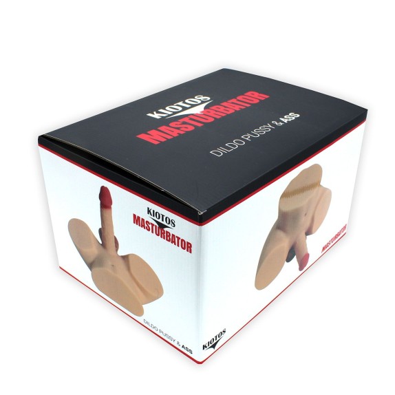 MASTURBATORE REALISTICO CON PENE & VAGINA E ANO PENETRABILI