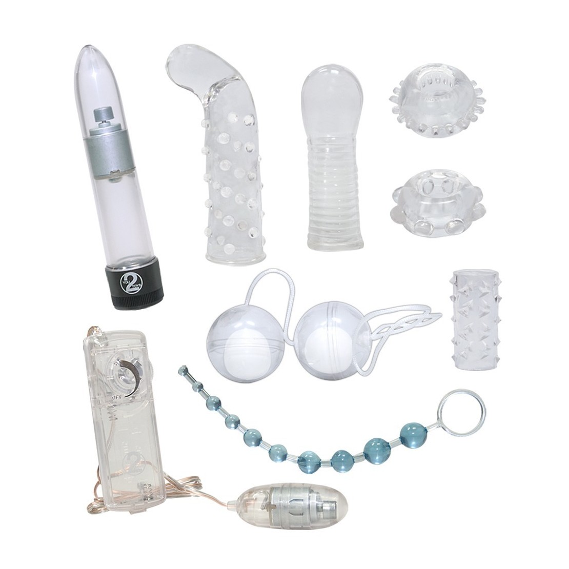 KIT DI VIBRATORI SEXY PER LA COPPIA SET 10...