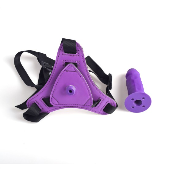 STRAP-ON FALLO INDOSSABILE PER DONNA NERO HOT STUFF