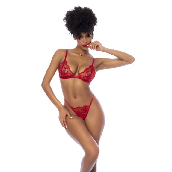 copy of COMPLETO INTIMO SEXY 3 PEZZI PER DONNA IN PIZZO MAPALE'