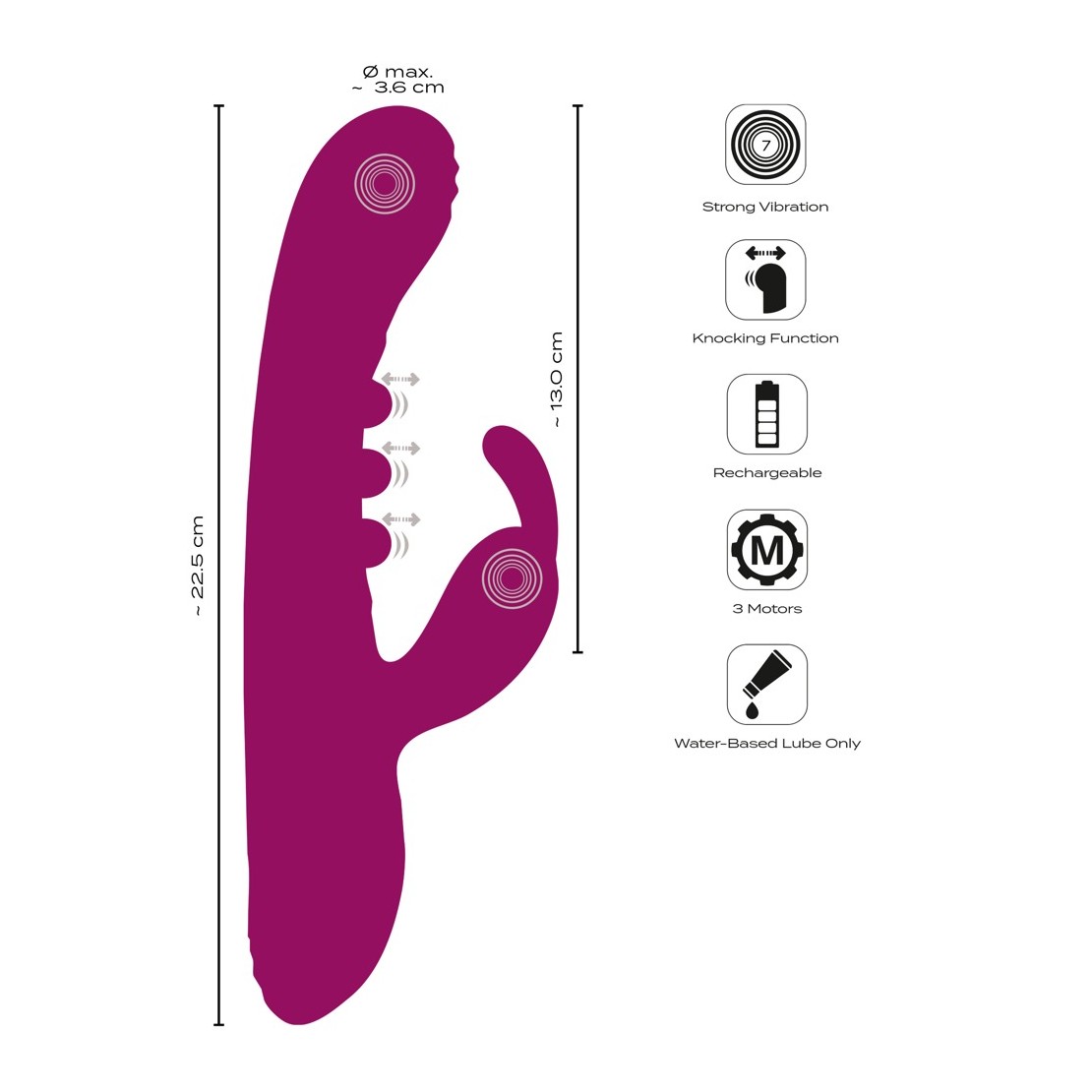 copy of VIBRATORE RABBIT 2IN1 CON PALLINE...