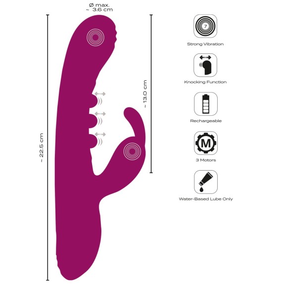 copy of VIBRATORE RABBIT 2IN1 CON PALLINE INTERNE PER SQUIRTING