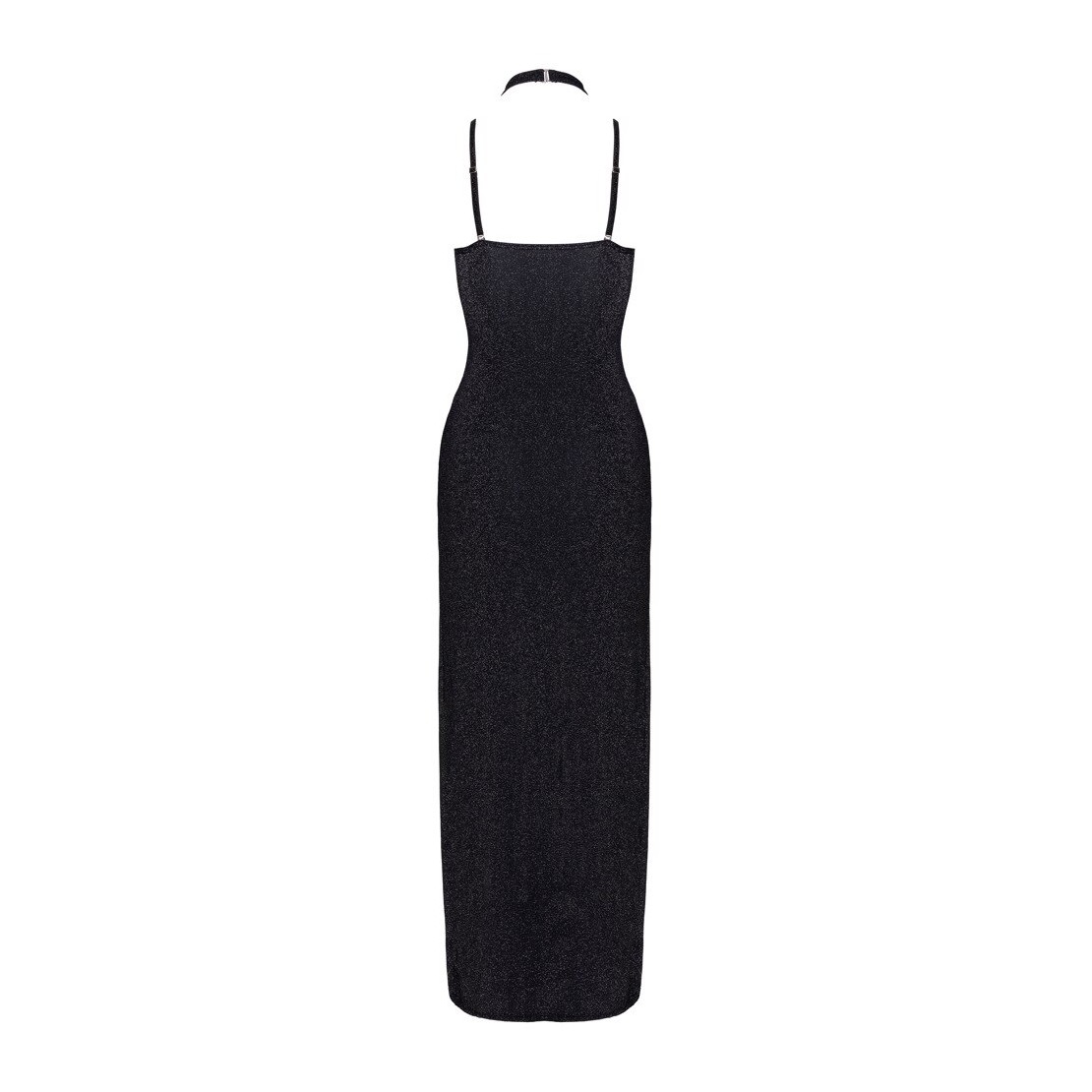 ABITO LUNGO IN LUREX SEXY PER DONNA CON SCOLLO...