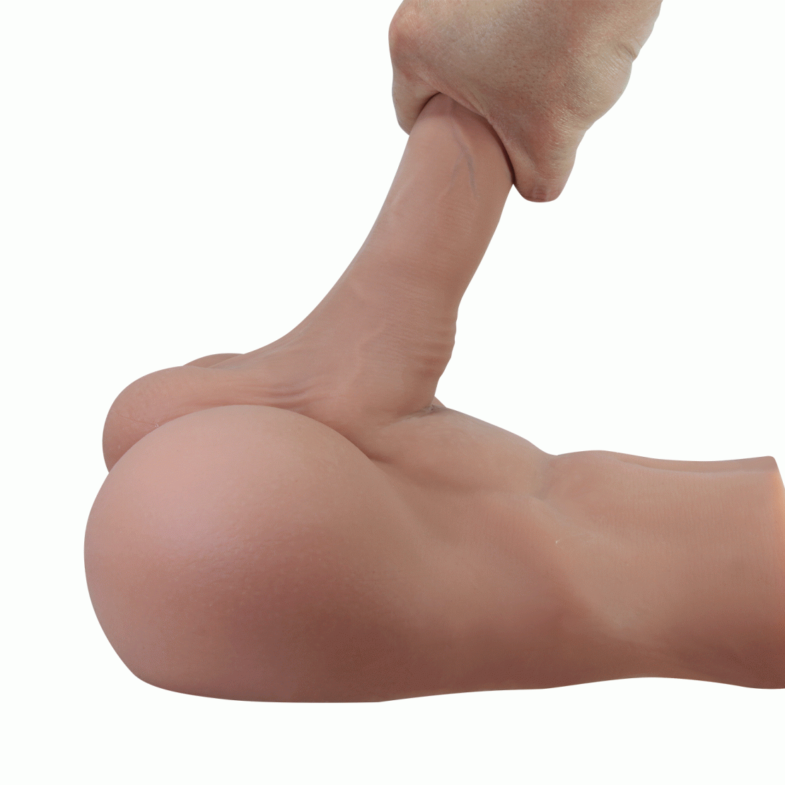 MASTURBATORE REALISTICO MEZZO BUSTO DI UOMO CON...